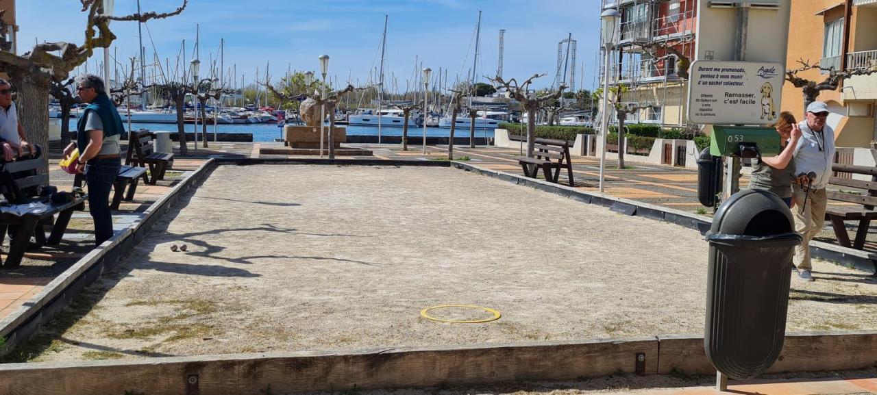 Appartement Vue Exceptionnelle Sur La Mer, Piscine, Parking Prive - Sur L'Ile Des Pecheurs Agde Kültér fotó