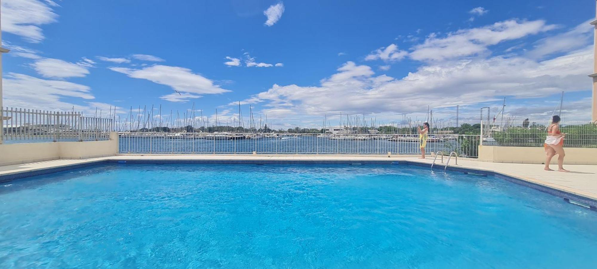 Appartement Vue Exceptionnelle Sur La Mer, Piscine, Parking Prive - Sur L'Ile Des Pecheurs Agde Kültér fotó