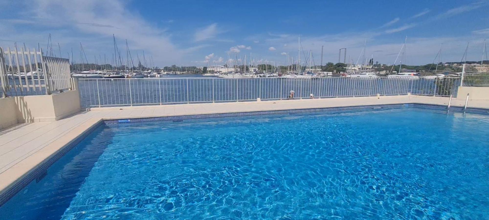 Appartement Vue Exceptionnelle Sur La Mer, Piscine, Parking Prive - Sur L'Ile Des Pecheurs Agde Kültér fotó